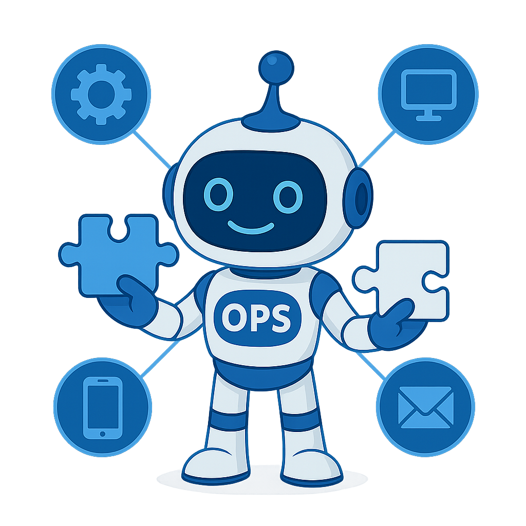 Icon representing seamless system integration with third-party apps